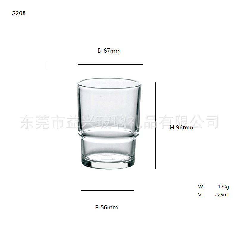 大量优惠供应压制 漱口玻璃杯卫浴系列口水杯马桶刷杯透明磨杯