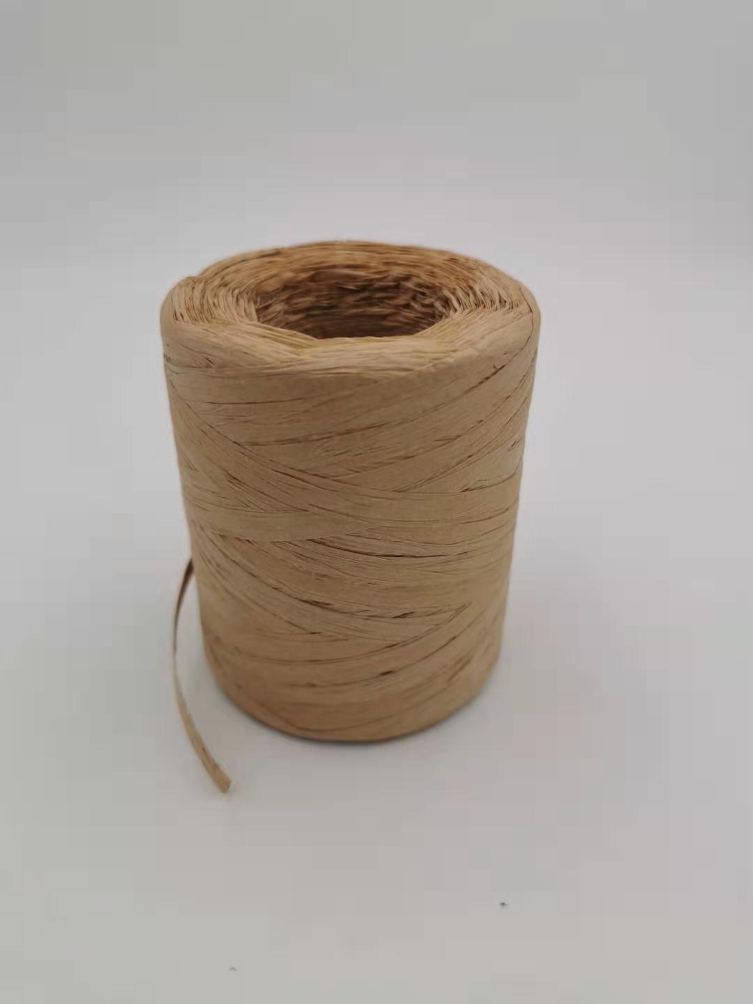 源头厂家 拉菲草纸绳 fsc原材料 彩色环保diy手工捆扎200米