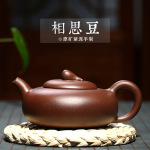 原矿紫泥茶壶相思豆紫砂壶批发宜兴茶具大号手工礼品刻字厂家代发