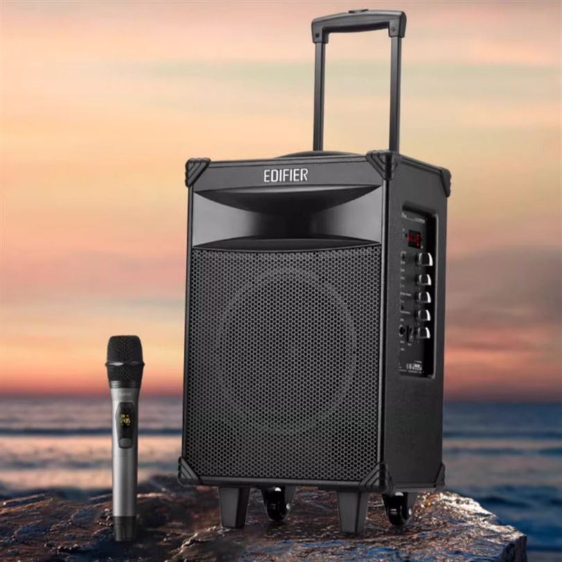 漫步者d3-8s移动蓝牙户外音响广场舞k歌会议拉杆无线演出唱歌音箱