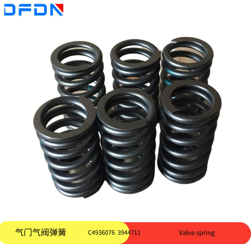 原厂东风天龙6l康明斯发动机isle气门气阀弹簧c4936076 3944711