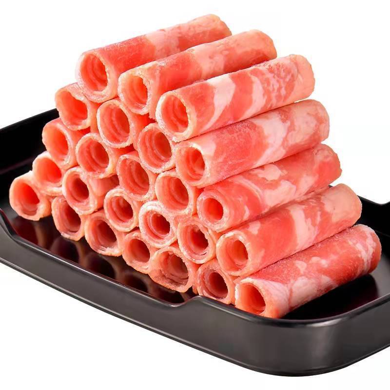 肥牛卷批发内蒙古羊肉卷整箱商用冷冻高钙原切火锅店正宗混合清真