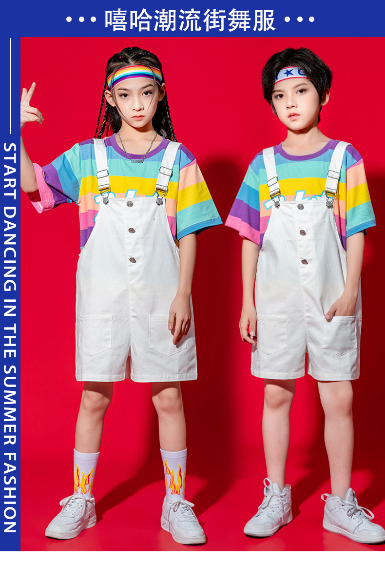 六一儿童节表演服装幼儿园舞蹈合唱服班服小学生啦啦队演出服夏季