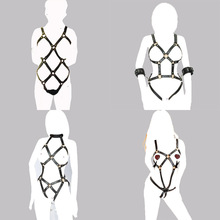 龟甲缚束缚衣捆绑连体情趣捆绑内衣另类调情露胸乳头内衣情趣开档