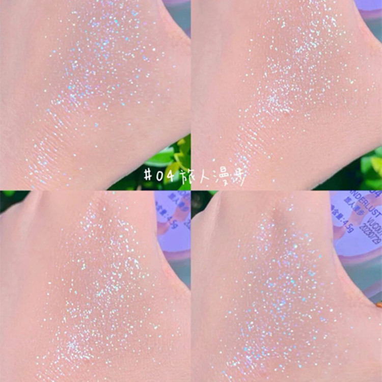 Wholesale Hot-Selling like Flower Tuo Mashed Potato Diamond Highlight Gel Glitter Face Repair Body Brightening Natural Three-Dimensional