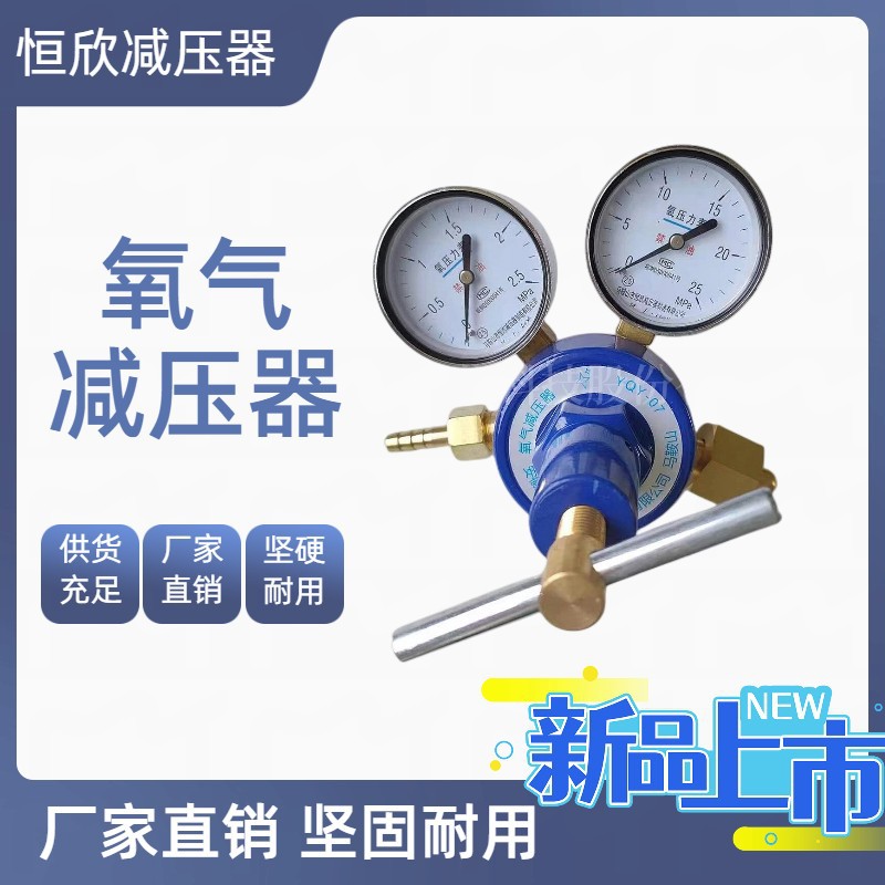 批发单级式氧气减压器YQY-07 减压阀大流量调压阀工具压力表