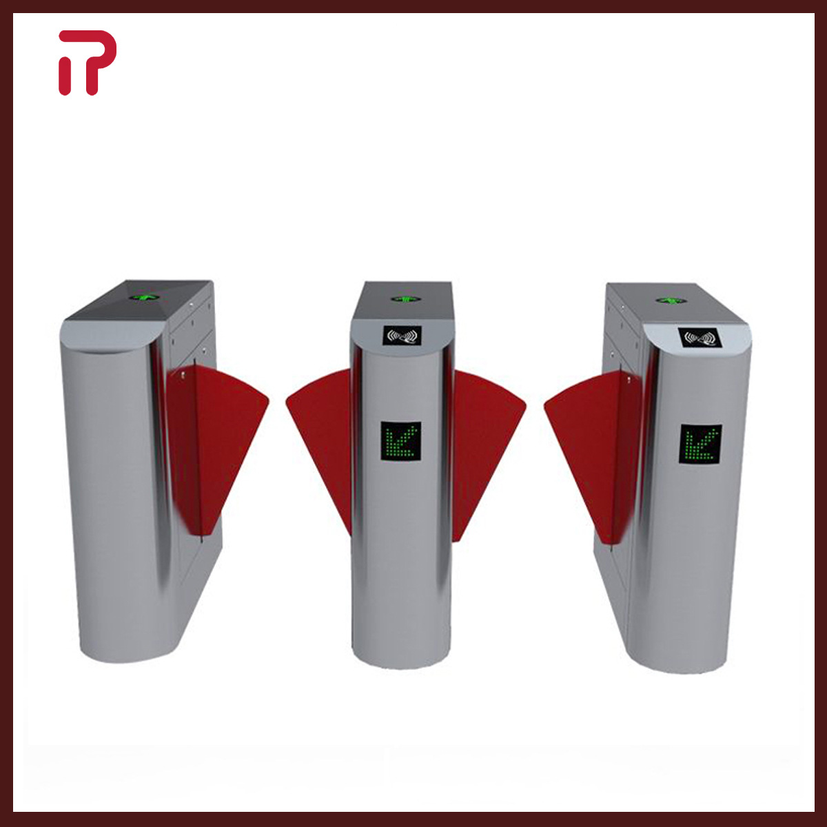 翼闸圆弧智能闸机刷卡人脸识别通道闸不锈钢可烤漆门禁翼闸,微商淘宝