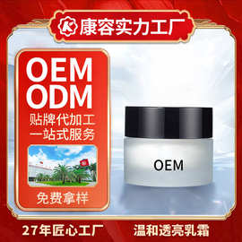 毛蕊花亮肤紧致贵妇膏OEM 抗蓝光补水保湿提亮肤色护肤品面霜加工