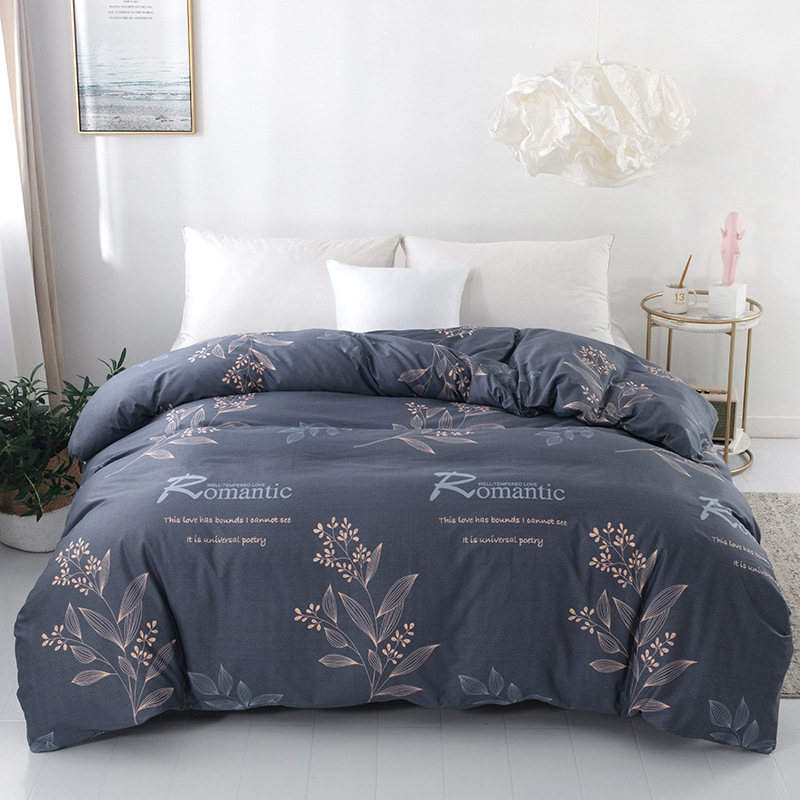 全棉四件套床单款纯棉一件代发四季款薄款环保柔软花卉植物花卉