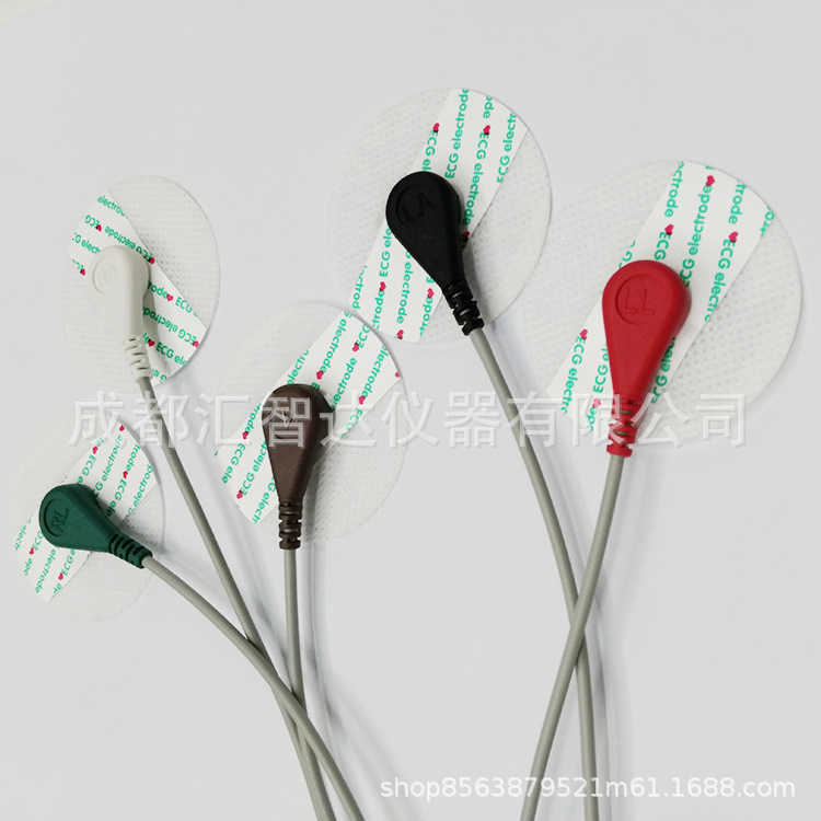 Disposable Adult ECG Electrode Non-Woven Medical Monitor ECG Electrode Plate Medical Consumables