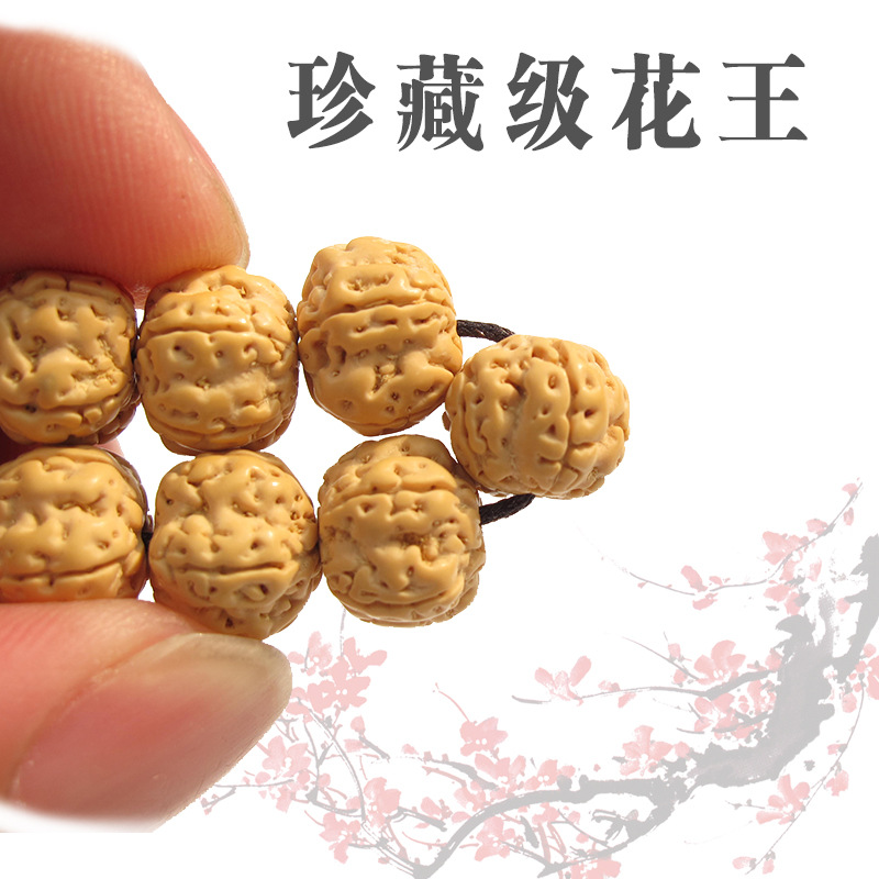 小金刚菩提子108颗树王一代爆满肉梅双桩双龙纹原籽男士文玩手串
