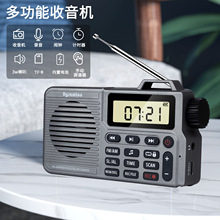 多功能便携式QL-221蓝牙插卡两波段FM/AM收录音机  跨境货源