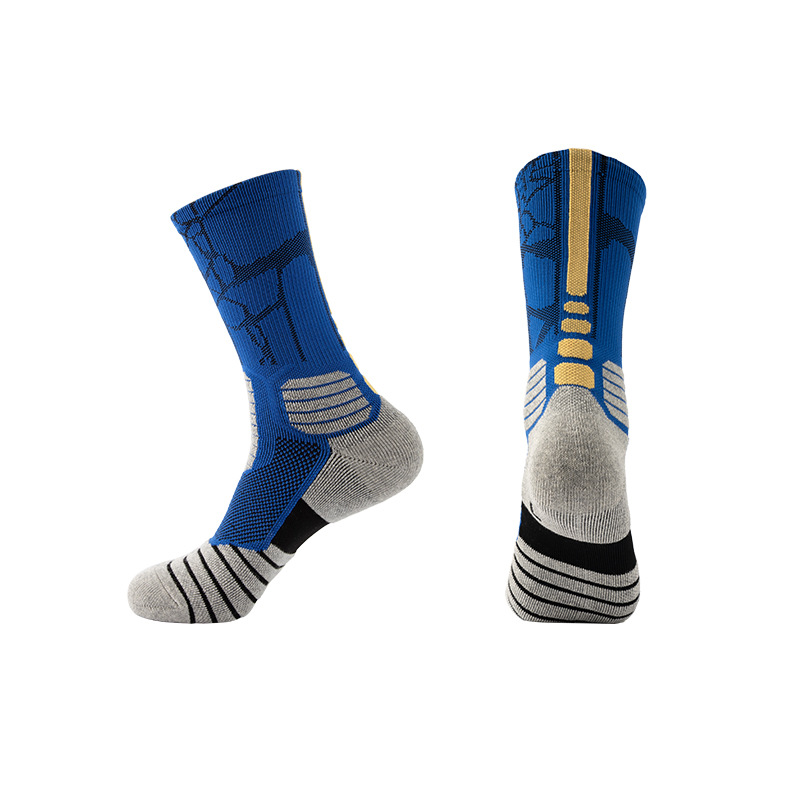 Wish Adult Mid-Calf Elite Basketball Socks Thick Towel Bottom College Student Non-Slip Running Men and Women Athletic Socks Manufacturer