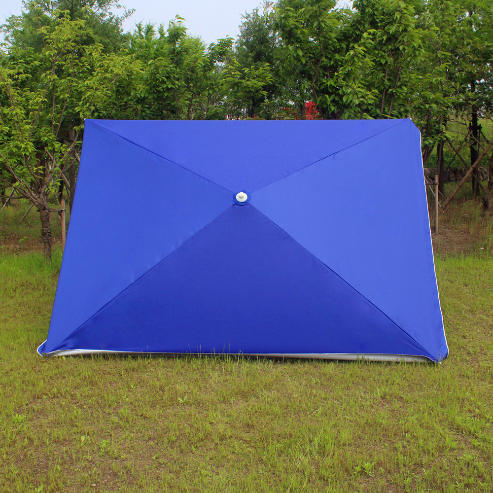 户外圆太阳伞四方摆摊雨伞加厚防水防晒银胶布2-3米大伞布配件