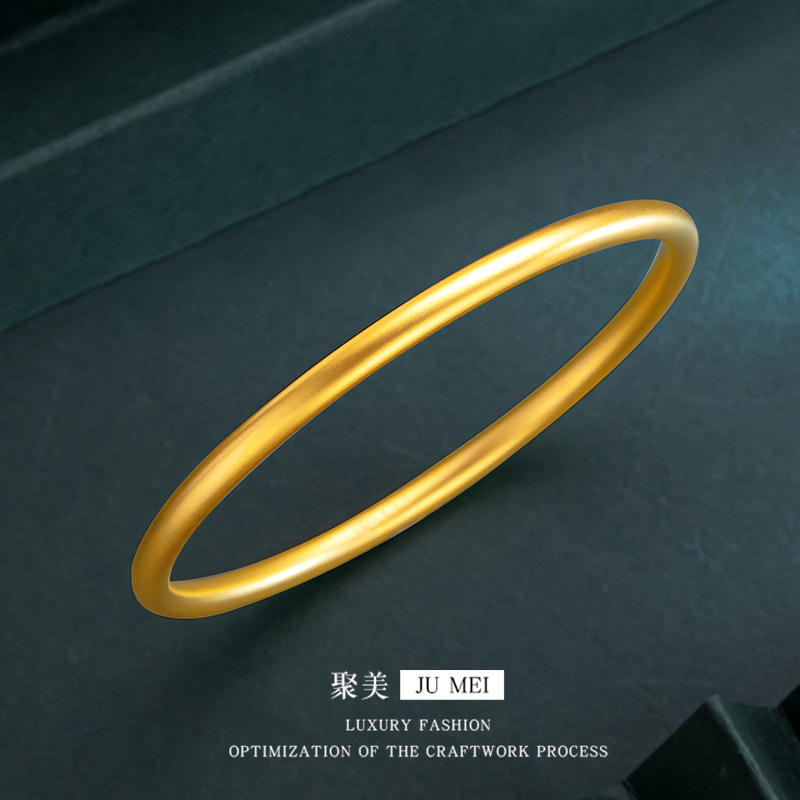 古法莲花4n传承手镯 小红书抖音直播款精工高货无缝莲花传承单环