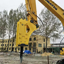 挖掘机液压破碎器高频松土器快速岩石破碎机开山凿石