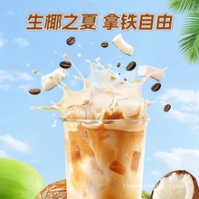 南国生椰拿铁咖啡提神熬夜速溶学生椰奶咖啡装浓缩咖啡粉官方正品