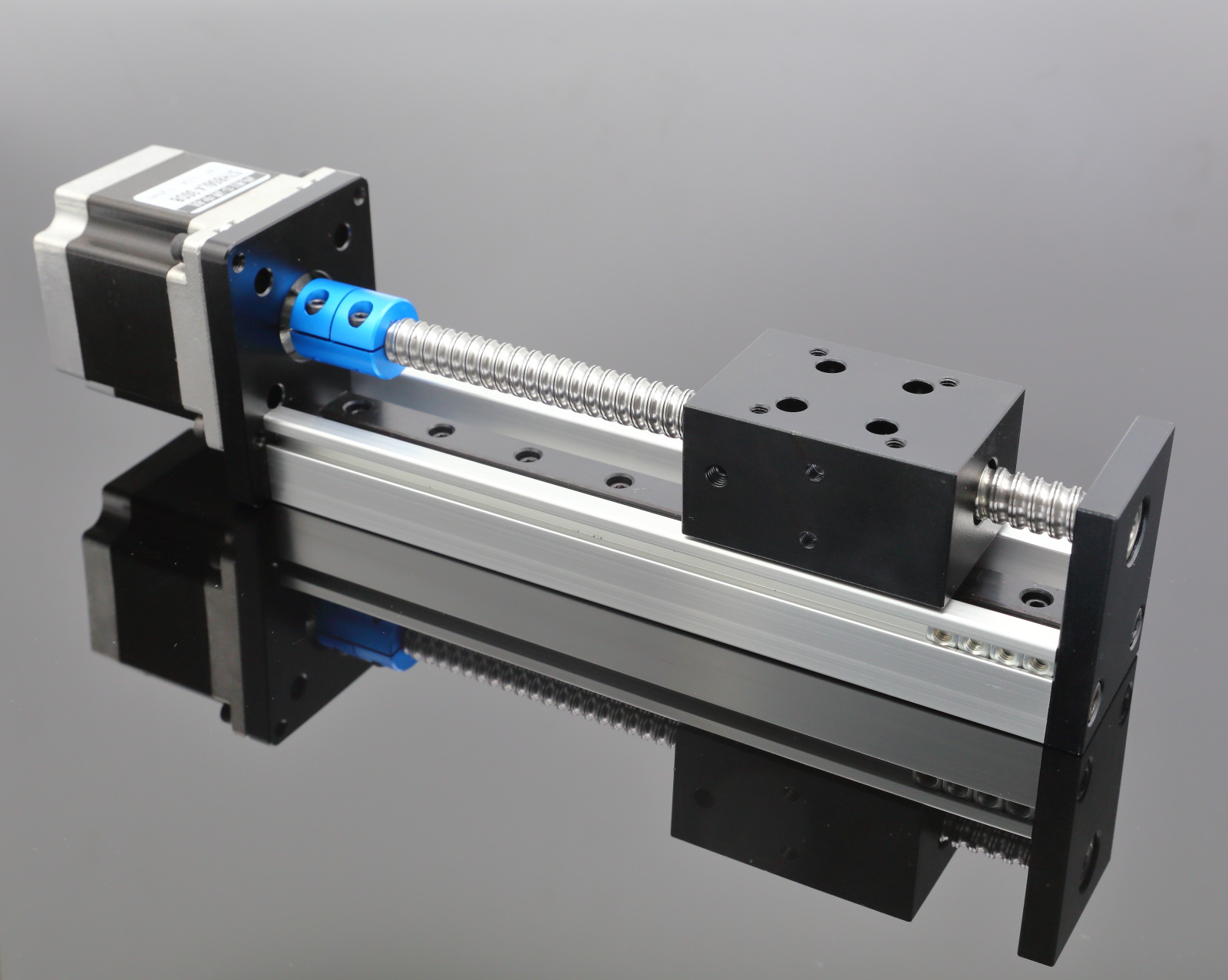 海杰嘉创滑台模组cb精密滚珠丝杠单线轨直线导轨57步进电机工作台