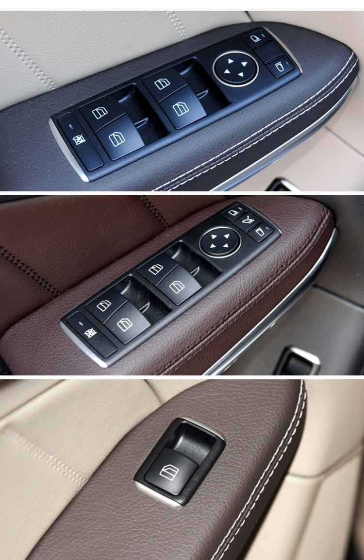 适用于奔驰ml级gl级w166车窗控制按钮gle级w292玻璃升降开关总成