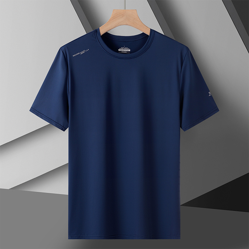 冰丝速干夏季运动t恤短袖男款男士光板公版户外休闲上衣短袖-阿里巴巴