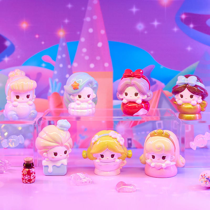 少女心公主小妹萌粒盲盒手办可爱动漫周边人物公仔儿童惊喜小礼物