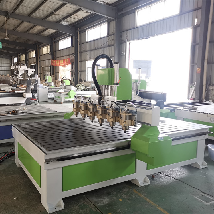 全自动多头一拖四拖六雕刻机多功能仿古木家具工艺品实木浮雕机