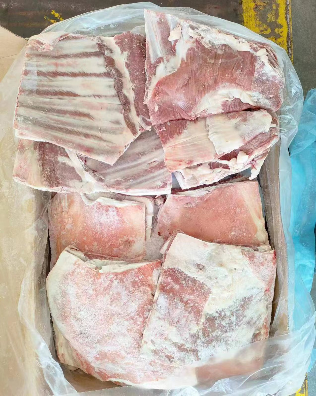 新西兰羔羊肋排冷冻腹肉羊排带骨羊排烧烤宴席酒店食材12公斤箱