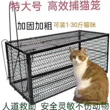 全自动捕猫笼家用室内捉猫神器专业户外人道救助流浪猫耗子捕鼠易