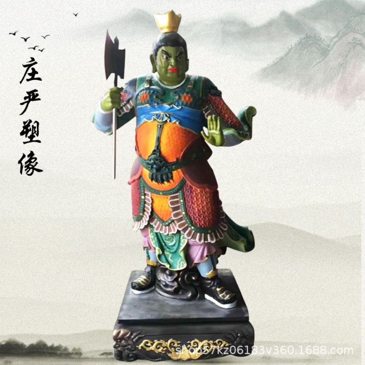 新款八大金刚雕像 地藏菩萨 无能胜明王 除盖障菩萨鎏金佛像批发