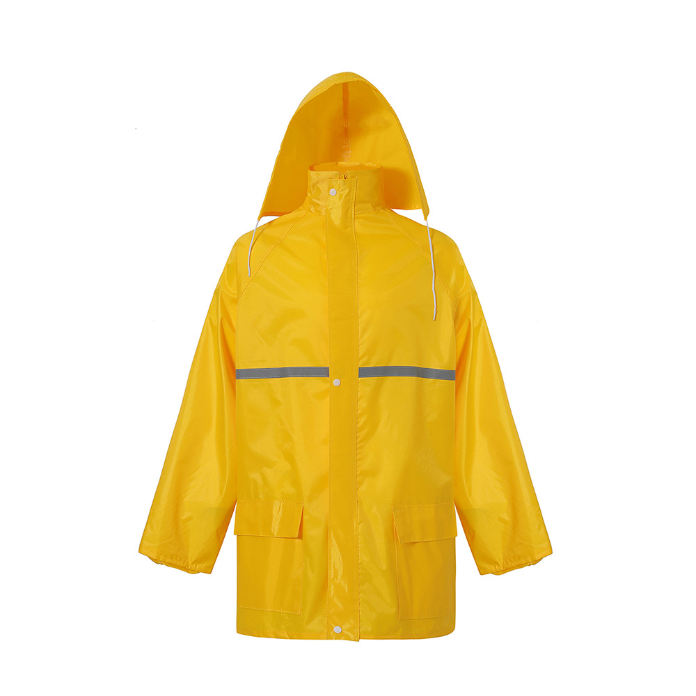 factory direct sales foreign trade export rainproof suit reflective raincoat