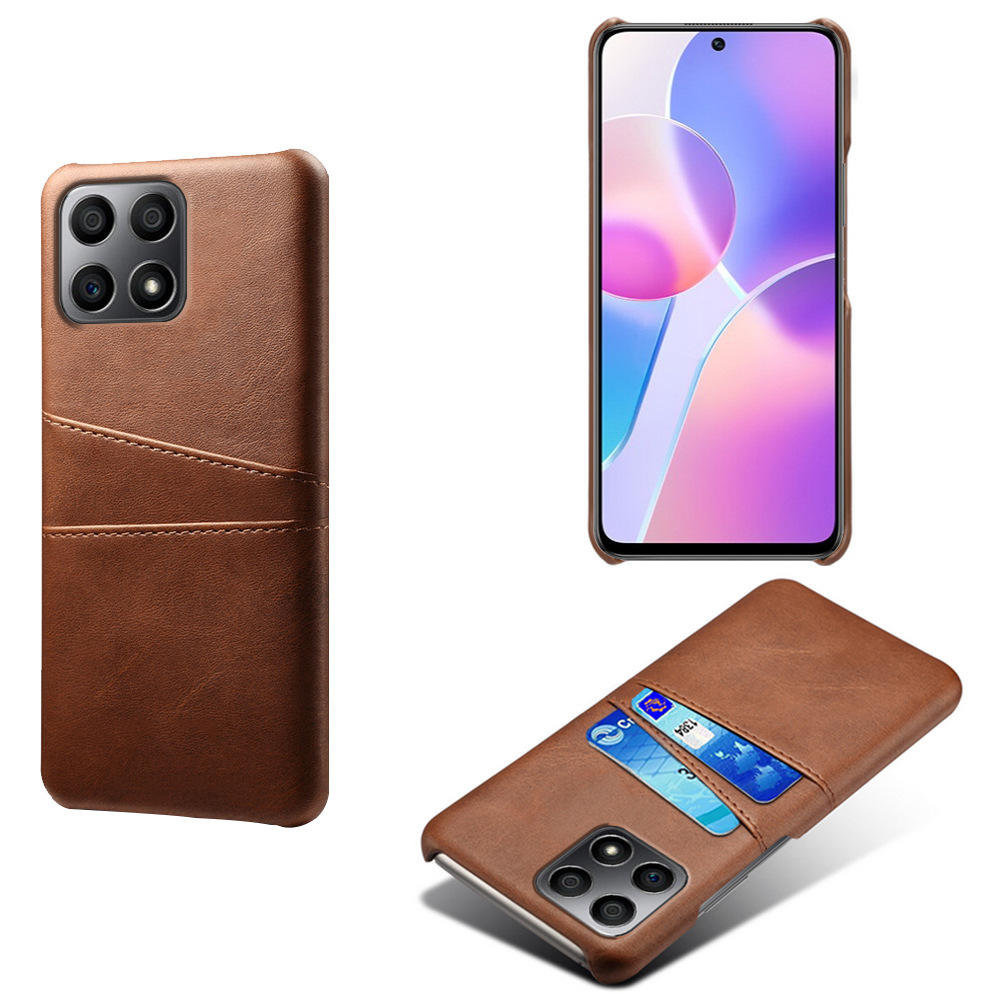 适用华为荣耀x30i手机壳插卡保护套荣耀honor x30i小牛纹保护壳