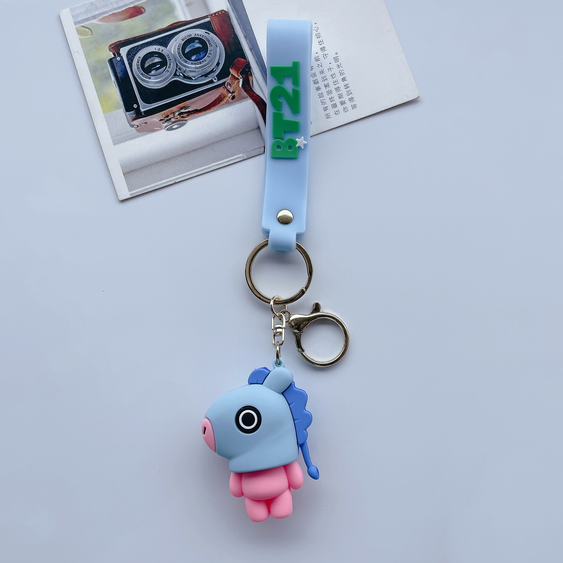 Creative Cute Youth League Keychain Pendant Trendy Cool Schoolbag Car Doll Ornaments Small Jewelry Wholesale