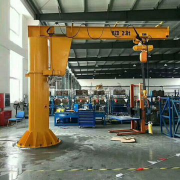 电动立柱式悬臂吊 3吨单臂起重机 电动旋转墙壁吊-阿里巴巴