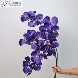 手感保湿万代兰仿真花  家居软装饰工程婚庆摄影摆件蝴蝶兰假花