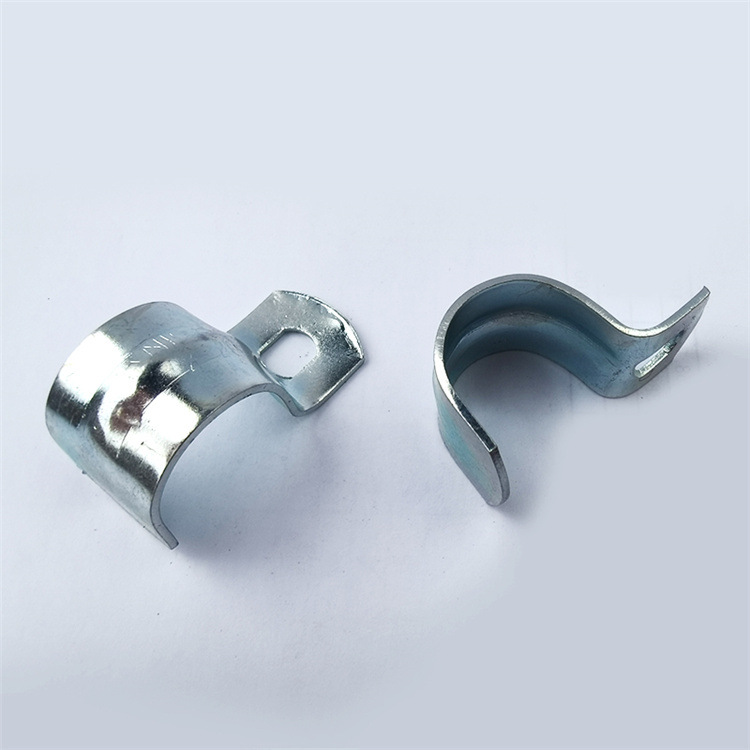 镀锌马鞍卡 u型半欧姆夹电线固定骑马卡配电工程配件管夹马鞍卡