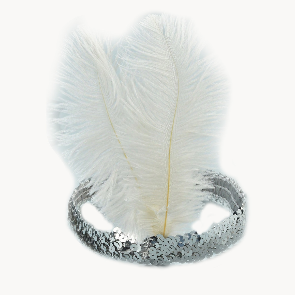 Great Gatsby Masquerade Feather Sequins Halloween Carnival Party Gathering Vintage Headband
