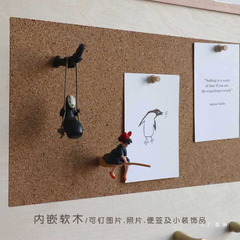 us4a配电箱软木板遮挡电表箱装饰挂画带黄铜挂钩电箱盒明装盖板可