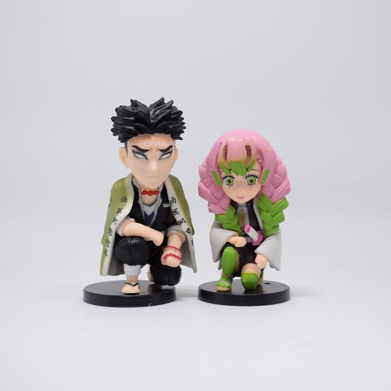 鬼灭之刃 q版5款 蹲姿 柱篇 恋柱 九柱 风柱 蛇柱 盒蛋 手办