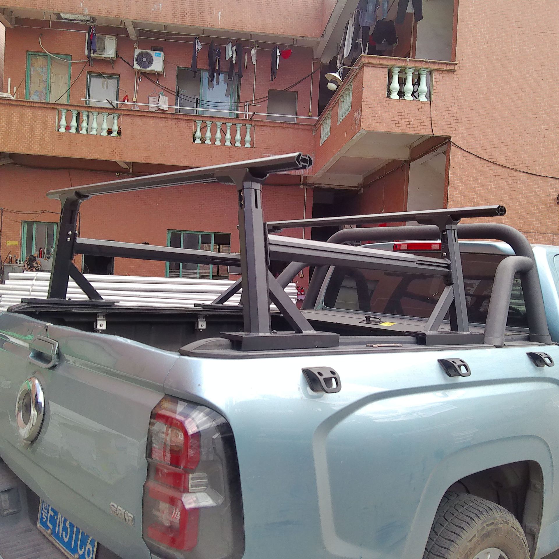 多功能皮卡尾箱后备箱承重载货龙门架 拓展承重平台行李货架-阿里巴巴