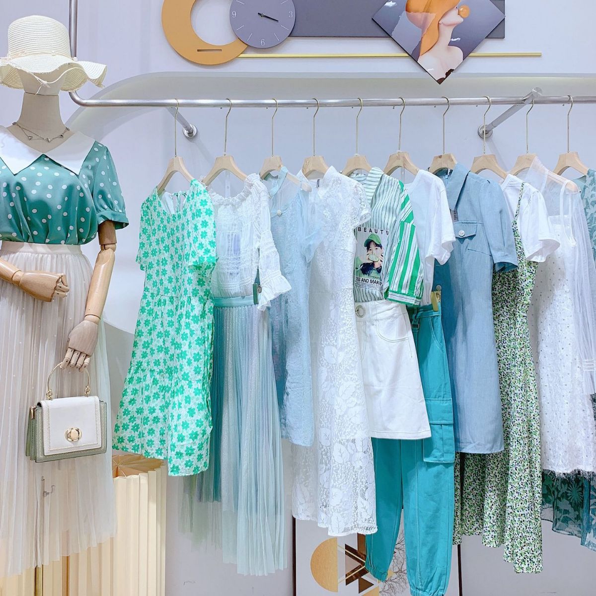 森马夏装连衣裙专柜撤柜尾货一手货源批发品牌折扣女装清货茵曼