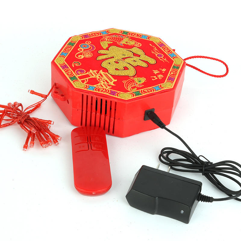 免插电遥控电子鞭炮 超响喜庆乔迁仿真巨响电子礼炮爆竹装饰