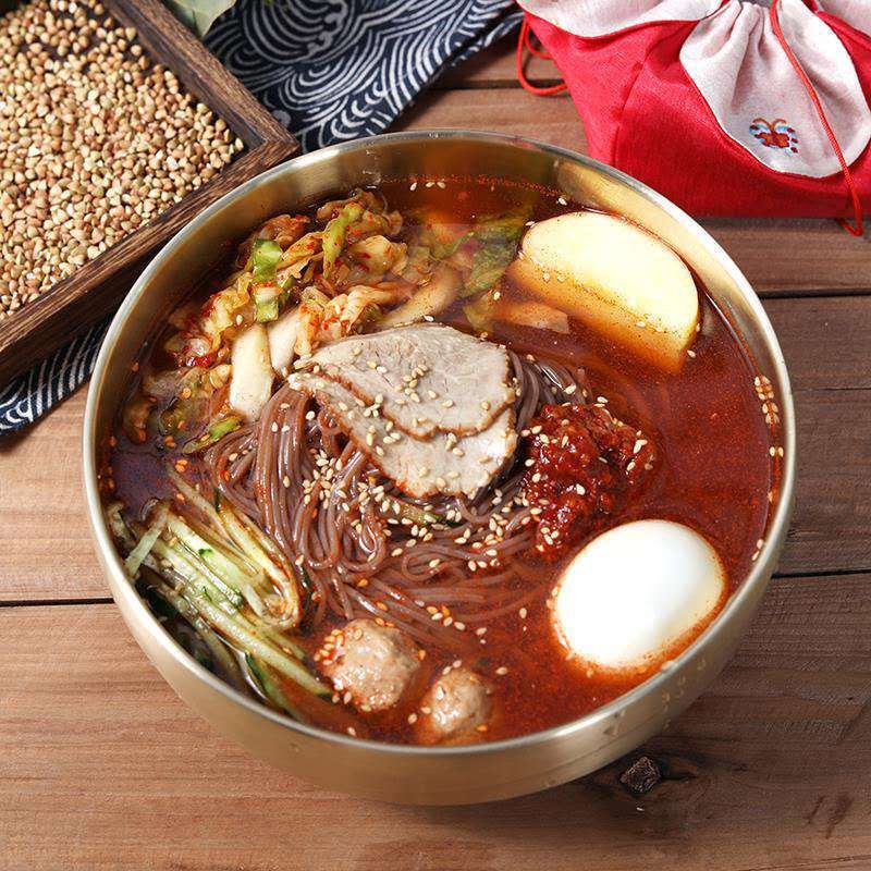 朝鲜族大冷面延边风味美食荞麦冷面小麦冷面即食爽口夏日清凉
