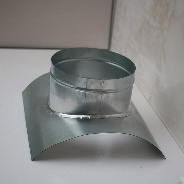 定制厂家供应304不锈钢马鞍头 90度无缝焊接螺旋风管配件弯头加工