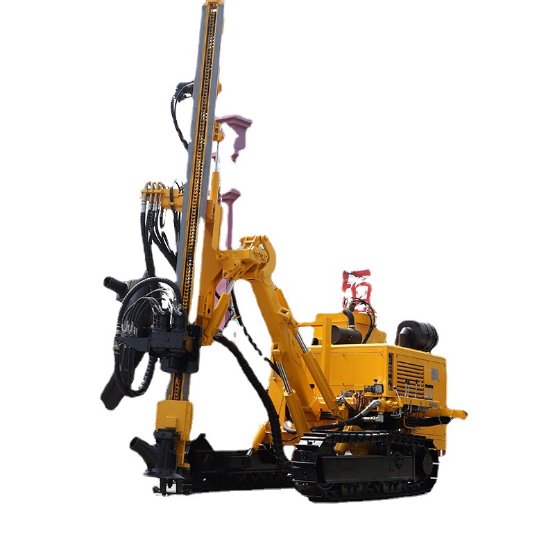 潜孔钻车履带潜孔钻机打岩石设备打孔钻机矿山开采钻机风钻
