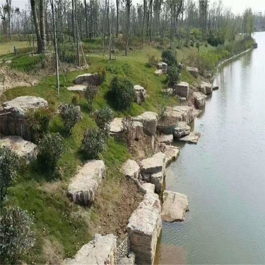 龟纹石产地 假山驳岸设计施工 货源充足 欢迎来电咨询