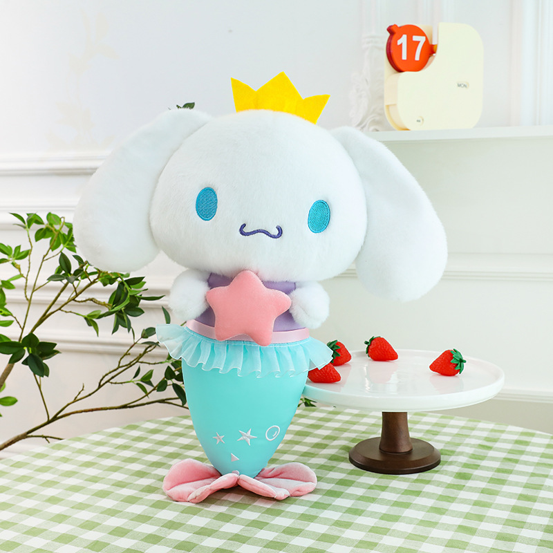 Mermaid Transformation Clow M Cinnamoroll Babycinnamoroll Melody Doll Marine Life Doll Crane Machines Doll Plush Toys