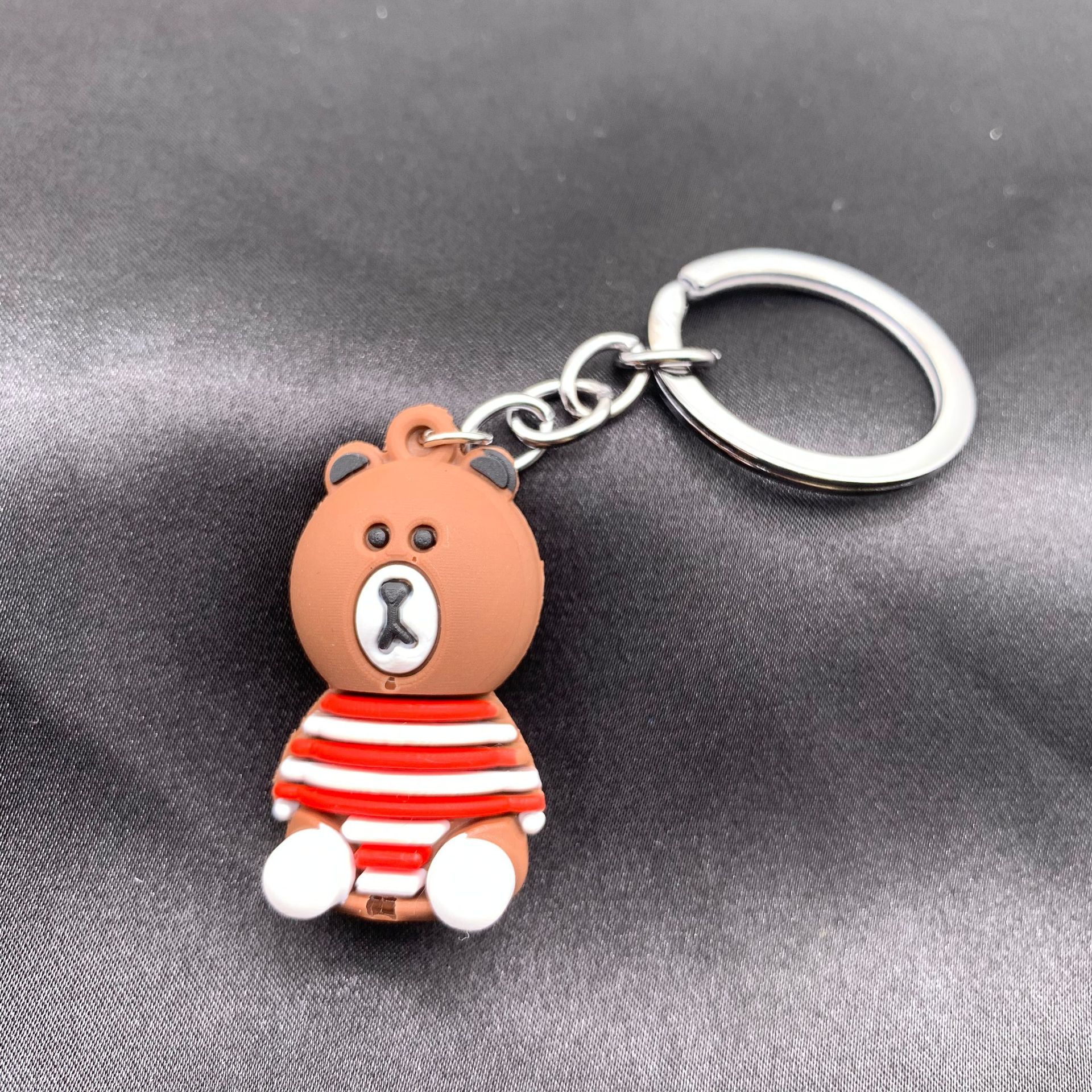 卡通小型钥匙扣软胶萌挂饰网红汽车钥匙包包挂件直播小礼品钥匙圈
