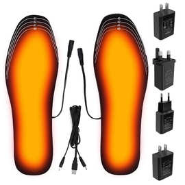 跨境可裁剪USB发热鞋垫足贴暖宝宝充电USB暖脚宝大码鞋垫厂家批发