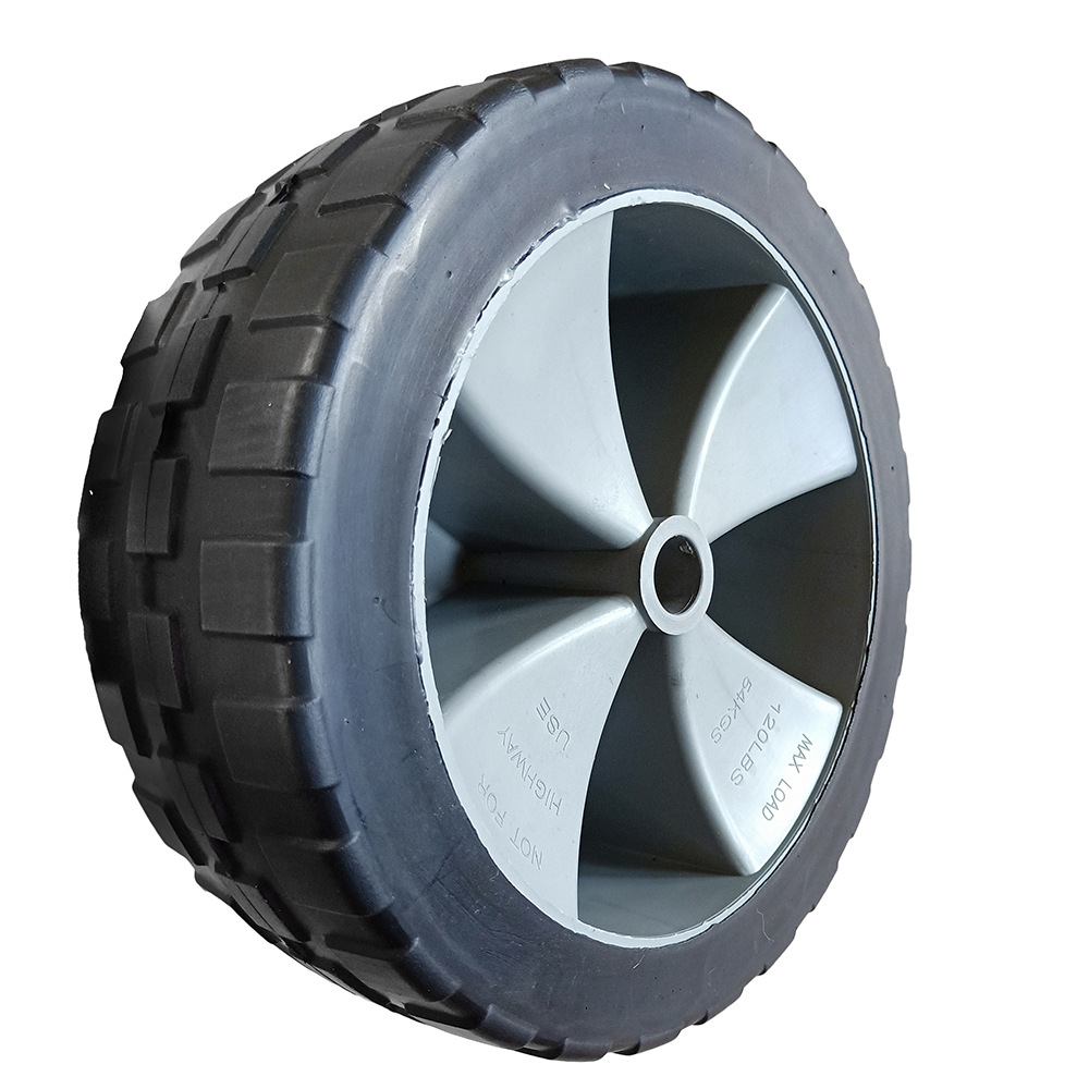inch薄款pu轮胎10x35寸实心轮胎免充气轮胎