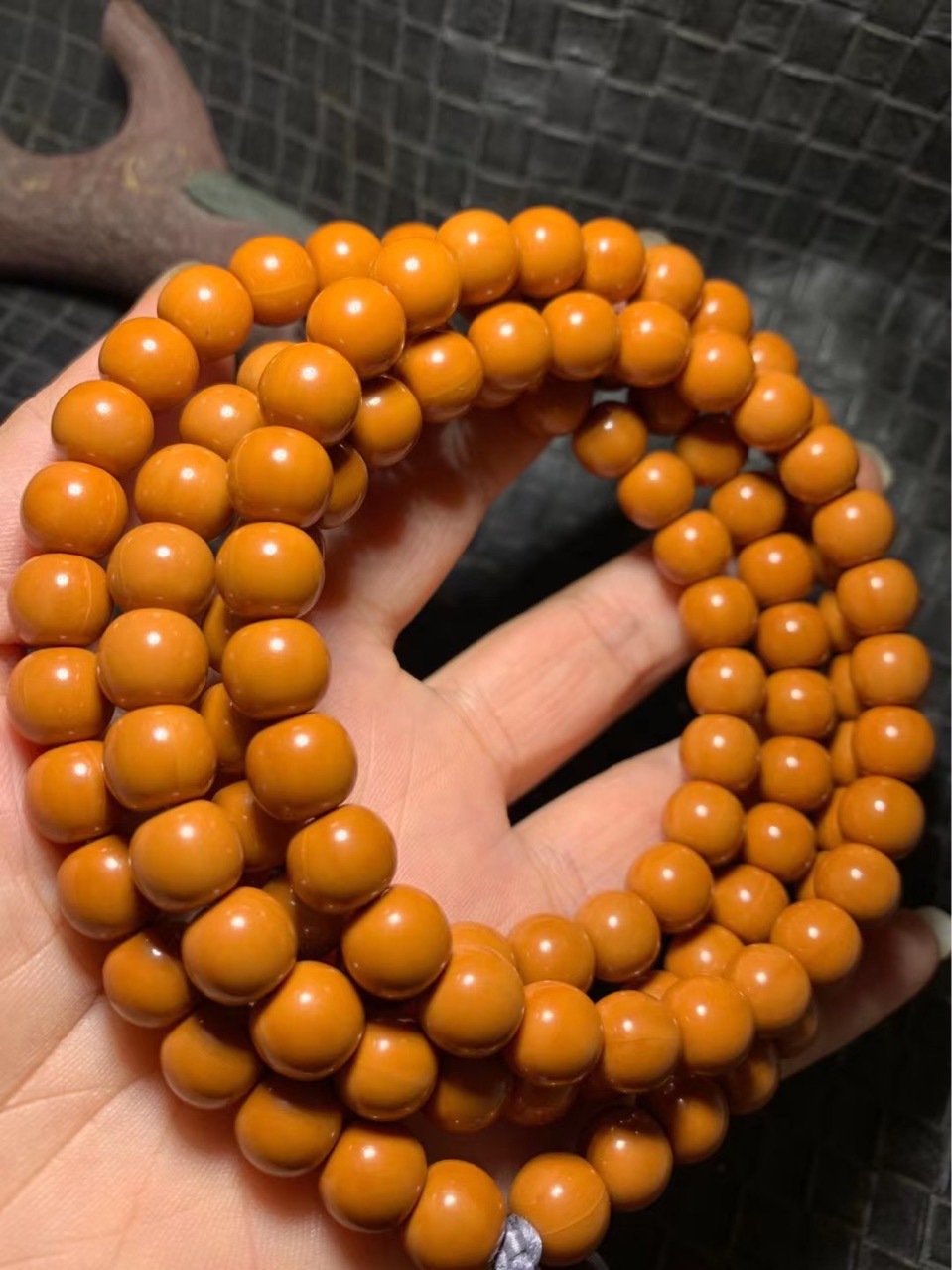 猴头老型108颗毕业级猴头核桃老型桶珠猴头光珠猴头文玩手串